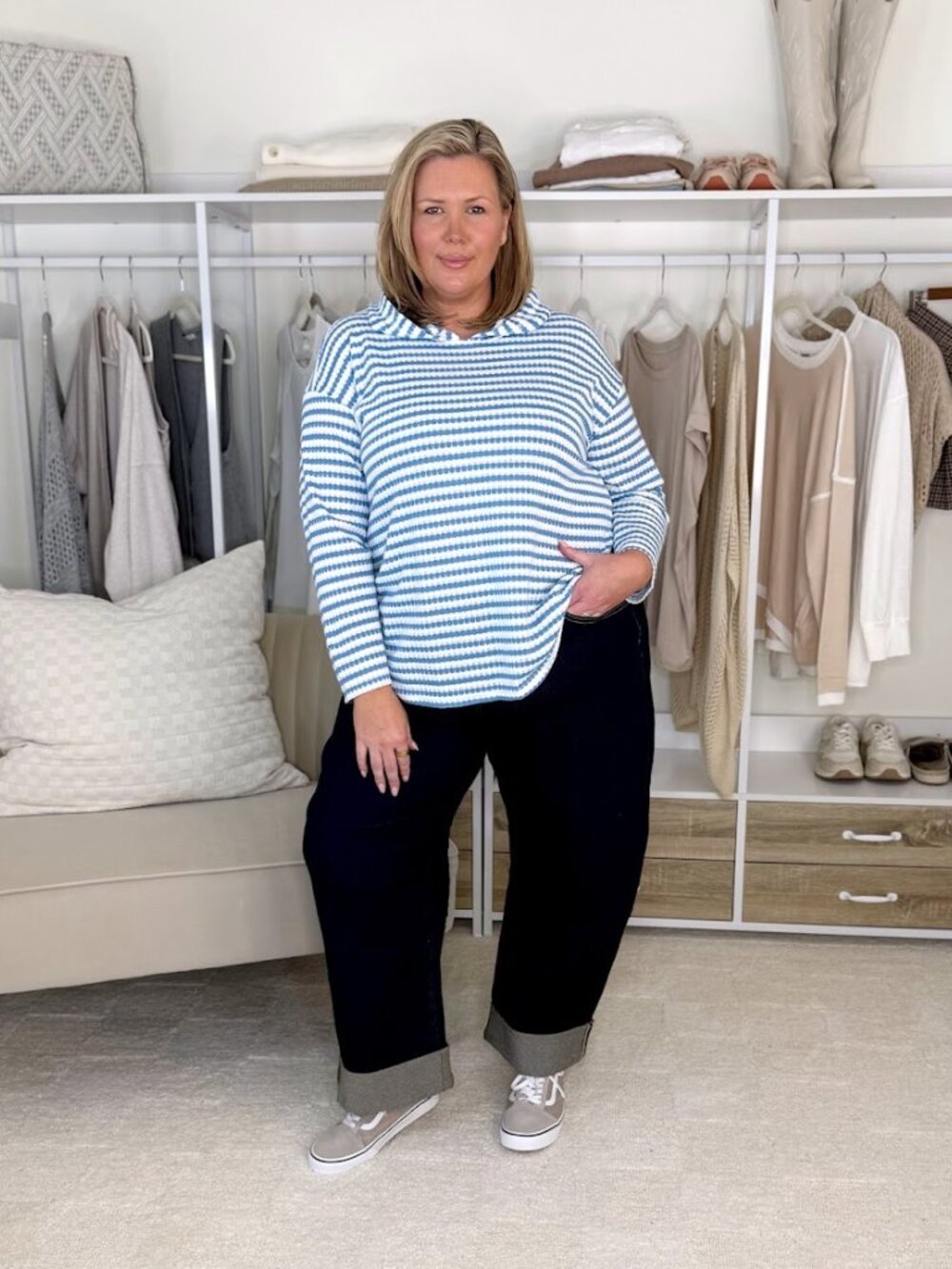 Lane Bryant Crochet lightweight pullover hoodie